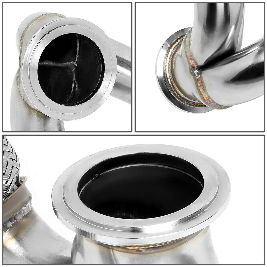 Replacing up pipes with bellowed style on 99 ford 7.3l