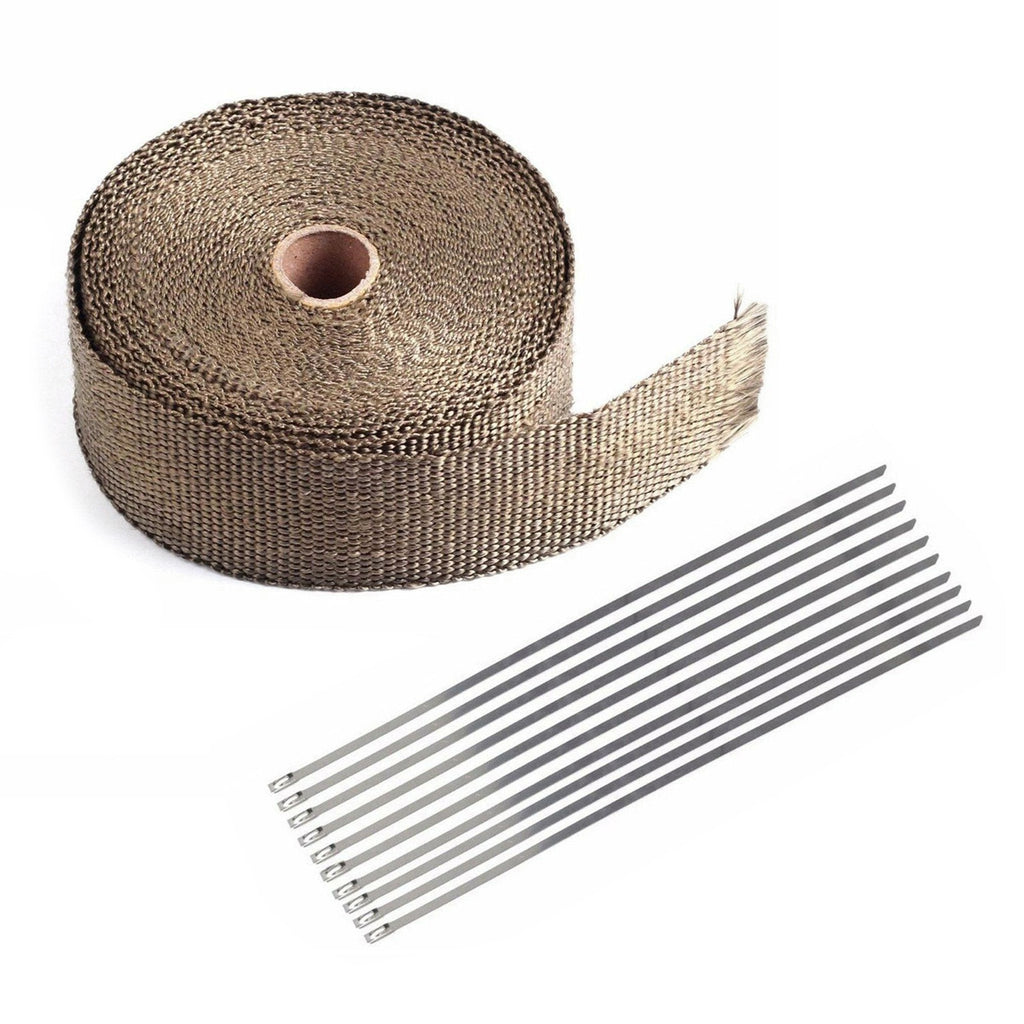 2" x 50ft High Temperature Header Manifold Exhaust Wrap Roll