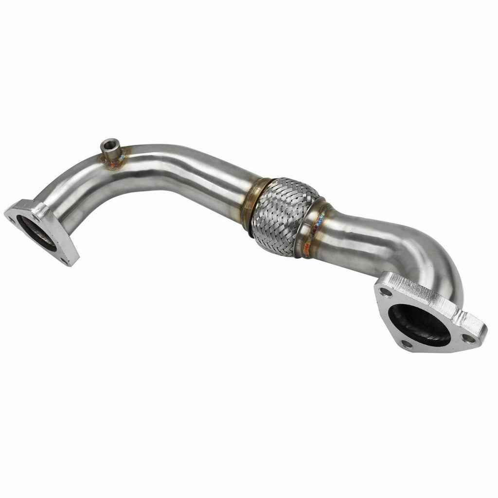 Ford 6.4L Powerstroke Diesel 2008-2010 Heavy Duty Polished Up Pipes