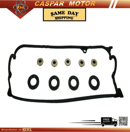 ENGINE VALVE COVER GASKET SET FITS 01-05 HONDA CIVIC 1.7L D17A1 D17A2 D17A7