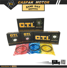 C.T.I. 43-079-05 PISTON RING SET FOR 09-11 CHEVROLET PONTIAC AVEO G3 1.6L DOHC