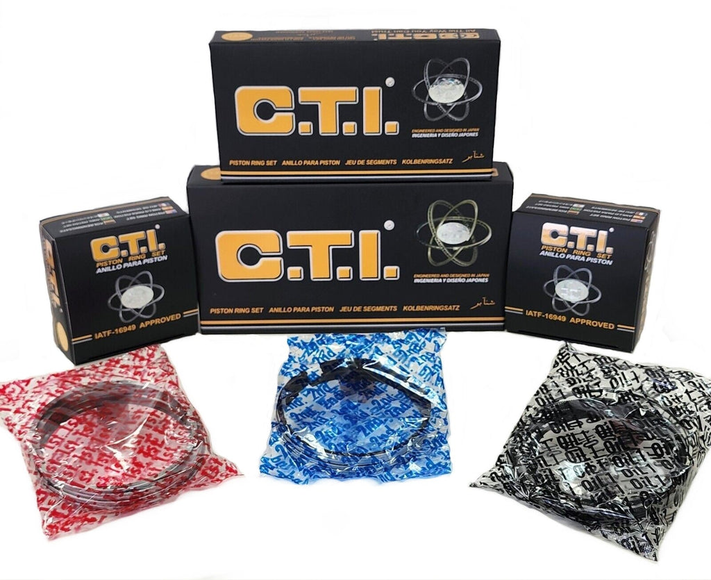 C.T.I. 11-089-09 PISTON RING SET FOR 08-16 NISSAN NP300 YD25 DDTi DIESEL 2.5L