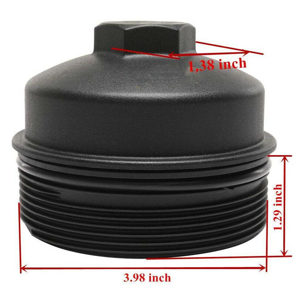 Oil Filter Cap 6.0L 6.4L Powerstroke for Ford F250 F350 F450 F550 Super Duty