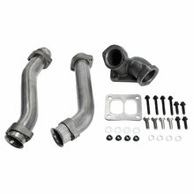 Load image into Gallery viewer, For 94-97 Ford 7.3L Turbo Charger Kit+Pedestal Exhaust Housing Up Pipes+Air Hose